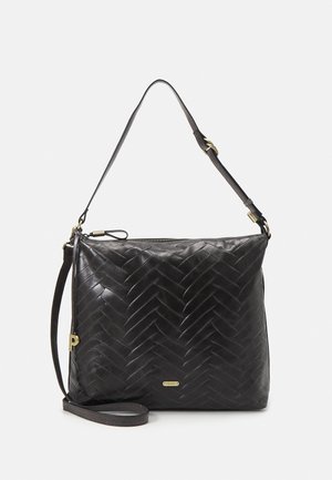 BASKET - Handbag - schwarz