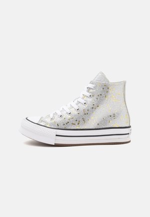 Converse, CHUCK TAYLOR ALL STAR LIFT UNISEX - Baskets montantes - silver-coloured/gold-coloured/white