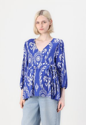 VMMMERVE WRAP - Blouse - dazzling blue