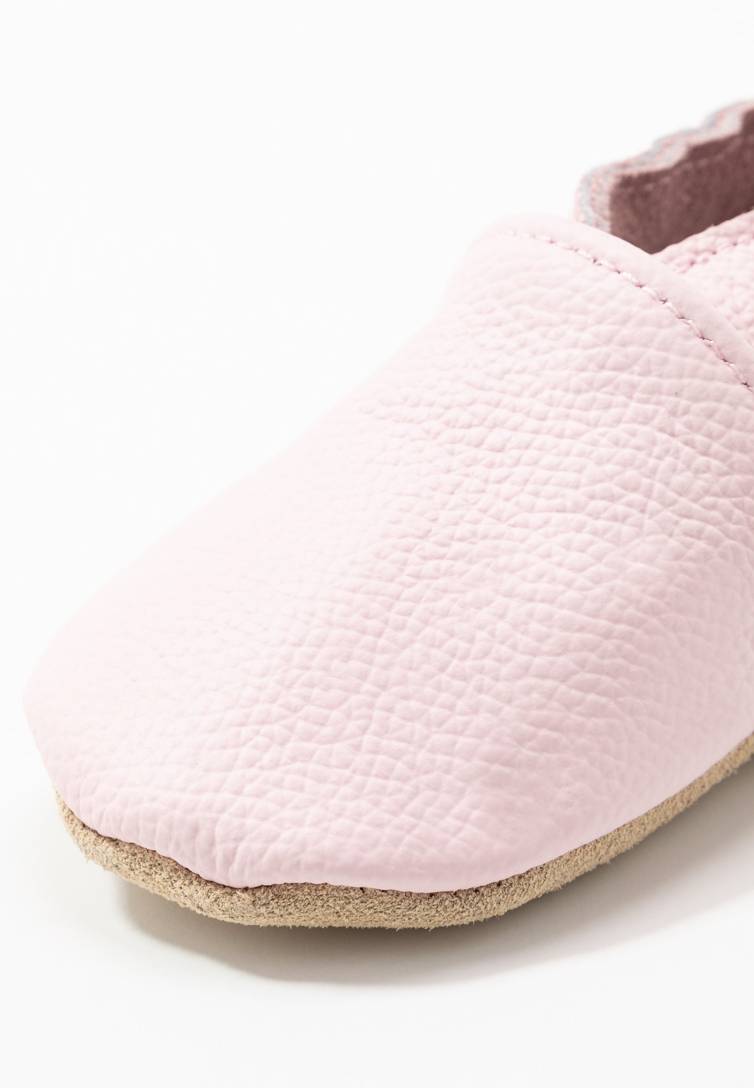 chausson bebe rose et chocolat