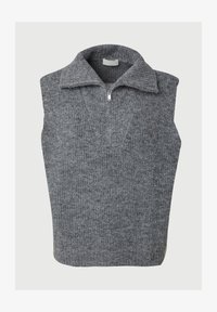 Unselected, dark grey melange