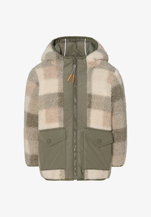 LOJA - REVERSIBLE - Abrigo de invierno - check pattern medium green