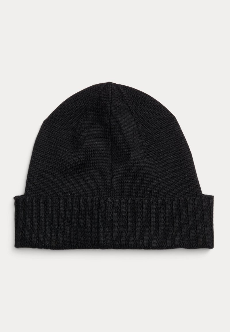Cuffed Beanie Mens Black Ralph Lauren Beanie Polo Ralph Lauren Men
