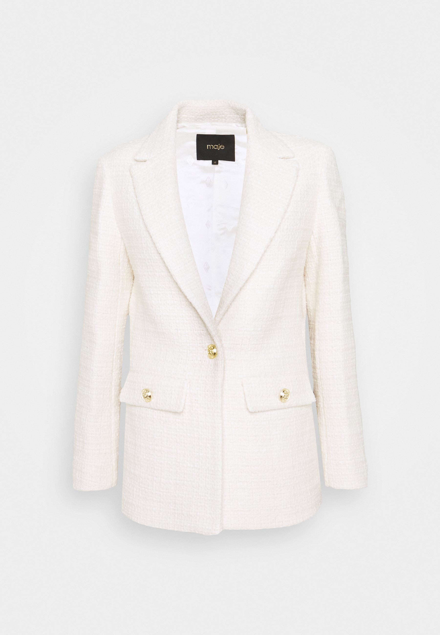 maje white blazer