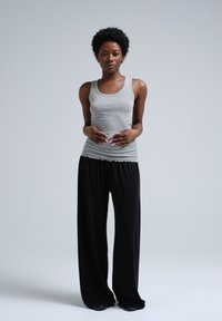 Seamless Basic BELLA - Top - grey melange