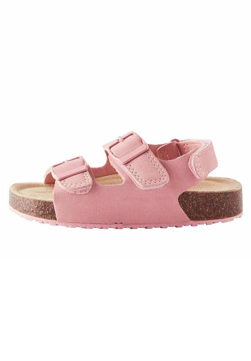 Next - DOUBLE BUCKLE CORKBED SANDALS - Lauflernschuh - pink, Vergrößern