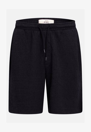 Redefined Rebel, EDMUND COMFORT FIT - Lühikesed püksid - black