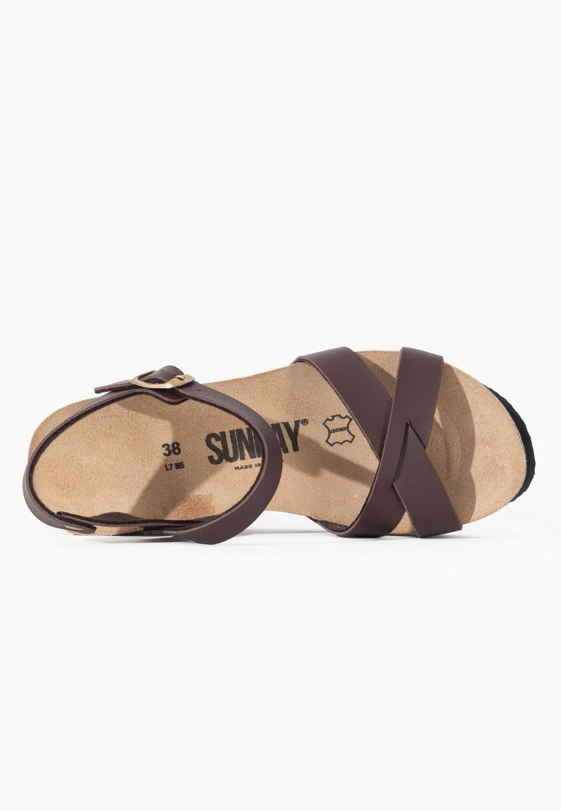 Damen Sneaker | SUNBAY PIVOINE Plateausandalette brown/braun - NB86469 Damen Sneaker | SUNBAY PIVOINE Plateausandalette brown/braun - NB86469