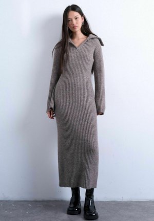 TSLOLLY - Strikkjoler - chocolate brown