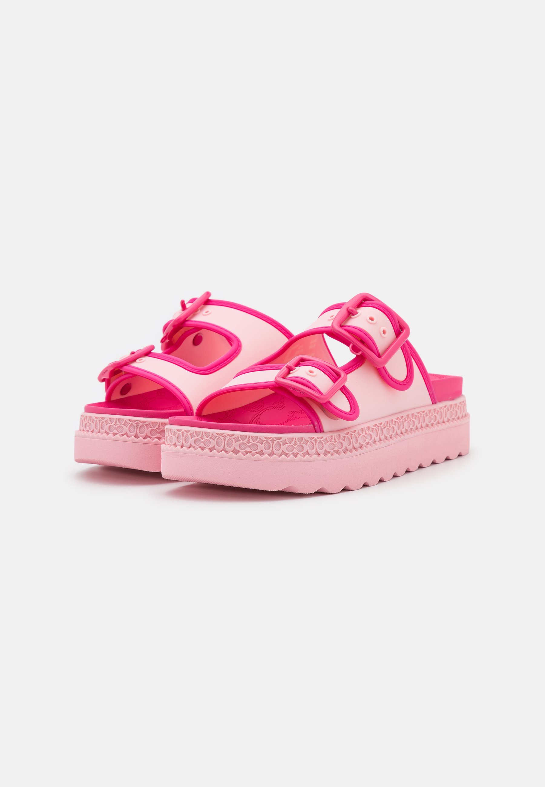 coach pink lucy sandals