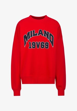 19V69 Italia, WILLOW COLLEGE - Sweatshirt - red