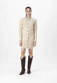 VILA VIAUDREY DRESS - Sarafanas - birch/doe skin