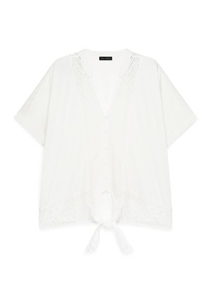 Fiorella Rubino, BLUSA CON NODO - Blouse - bianco
