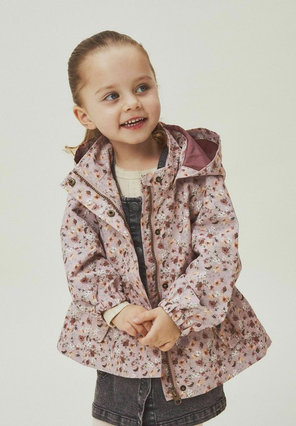 BLUMEN - Regenjacke / wasserabweisende Jacke - pale mauve