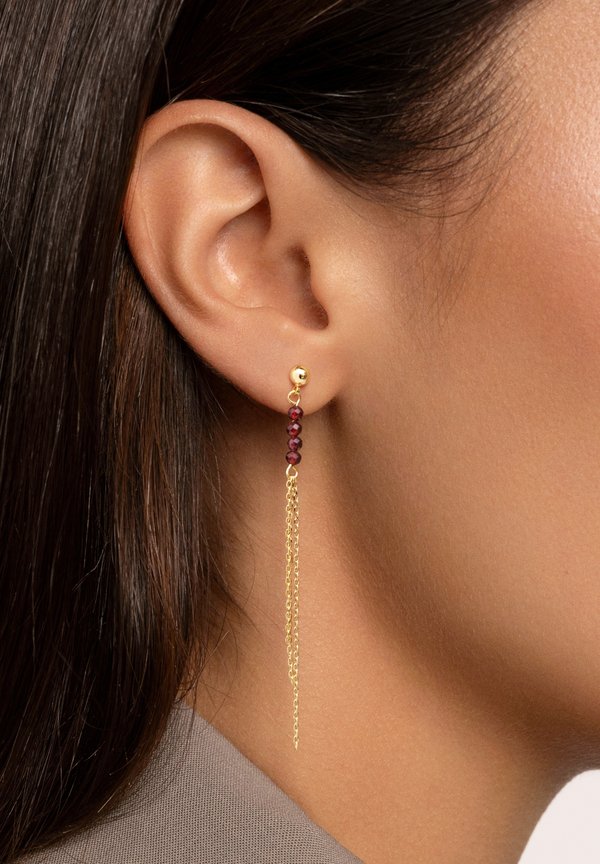 FALLING FAIRY GARNET - Ohrringe - color oro