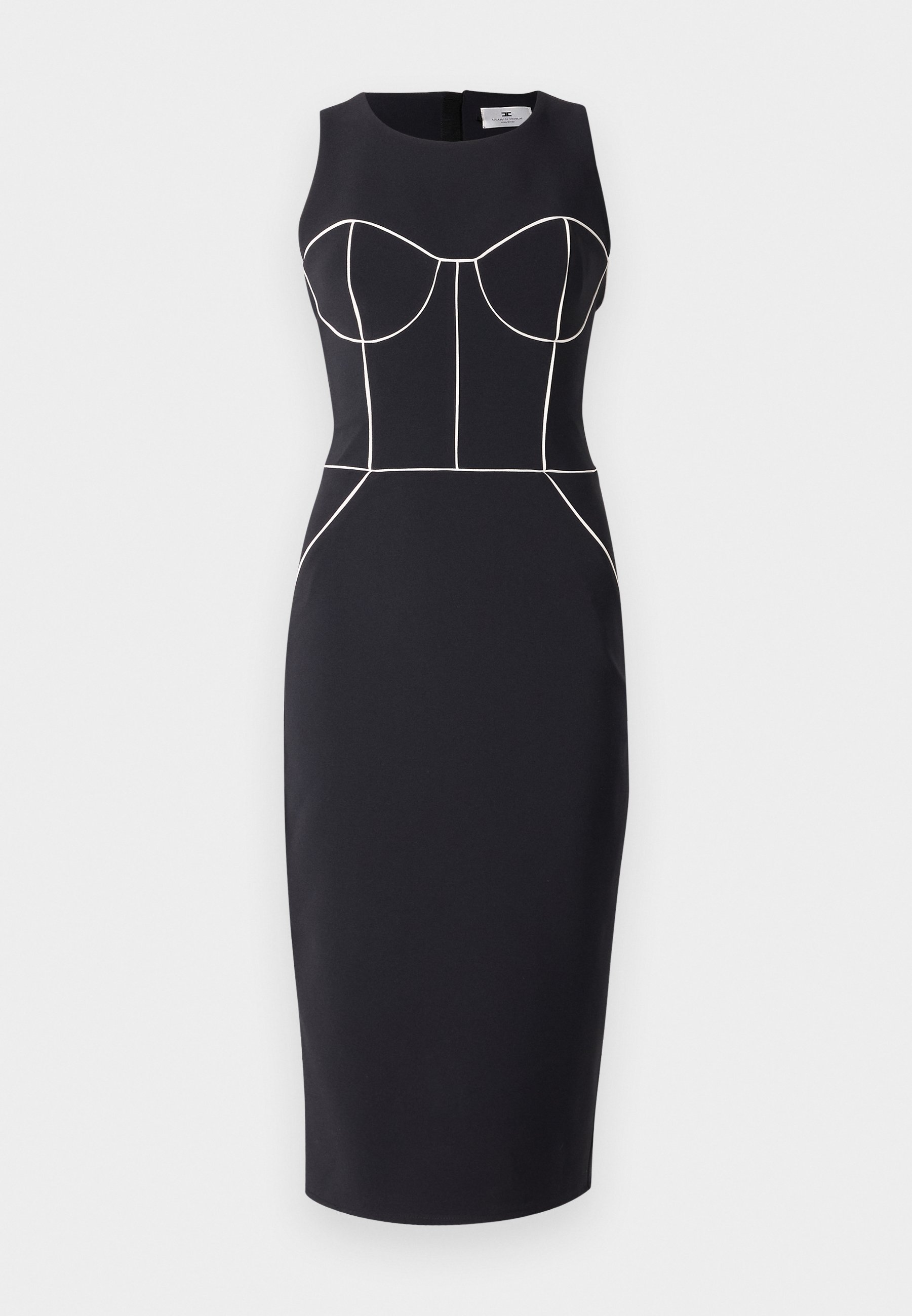 ワンピースその他 ELISABETTA FRANCHI Women Dresses ABS5152 685 NERO BURRO BLAC Dress Burro/nero Elisabetta Franchi - Le Follie Shop