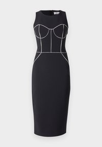WOMEN DRESS - Tubino - nero/burro