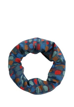 HANDYBAND - Tubehalstørklæder - dark blue multi - dye strokes dark lugger