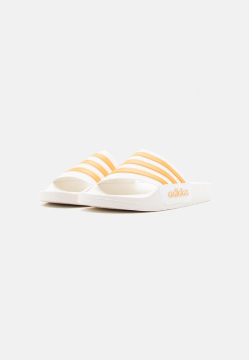 adidas ADILETTE SHOWER UNISEX - Pool slides - off white/pure tangerine/semi ice tangerine — foto 2