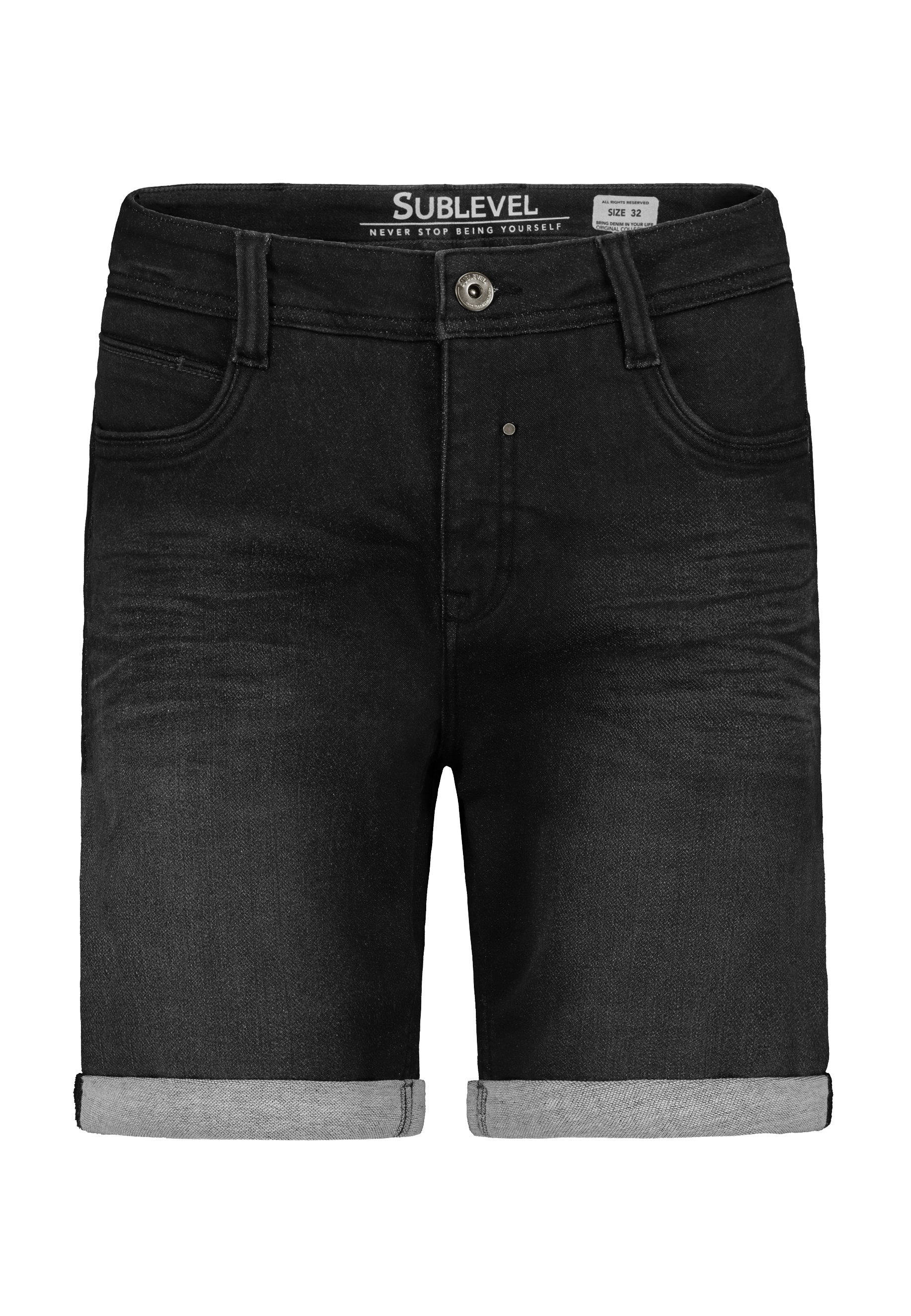 Sublevel Denim shorts schwarz/black Zalando