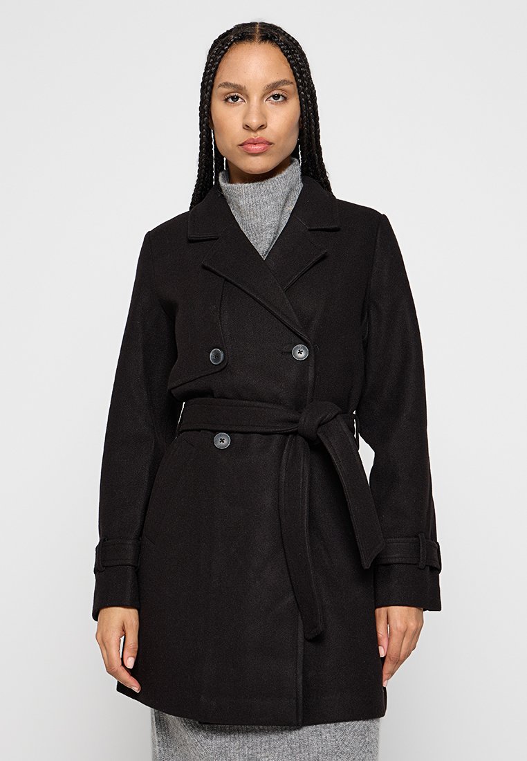 Vero Moda Halflange jas zwart