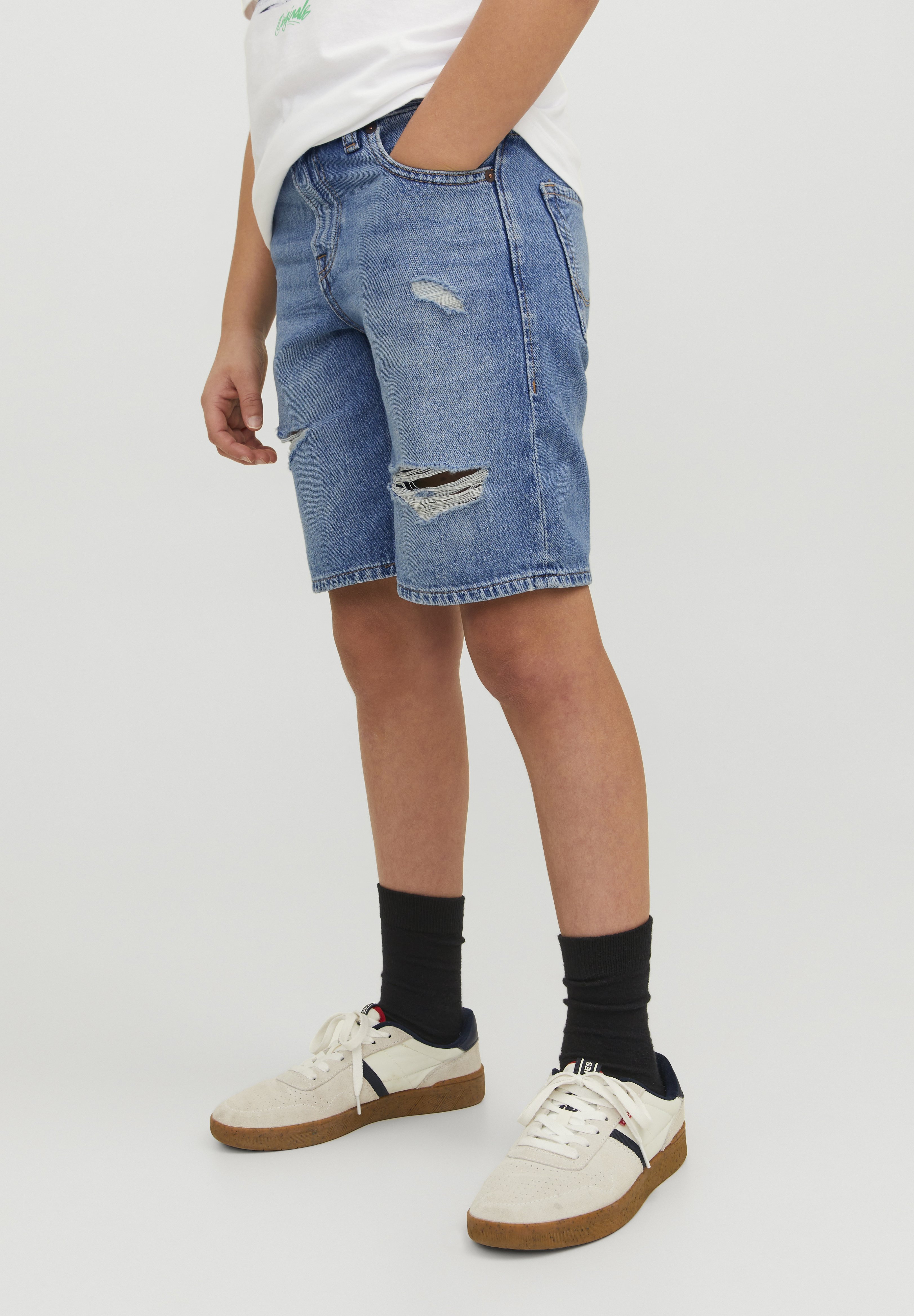 Short Garçon Jack & Jones - Coupe Décontractée - Idéal Pour L'été Et Les Loisirs