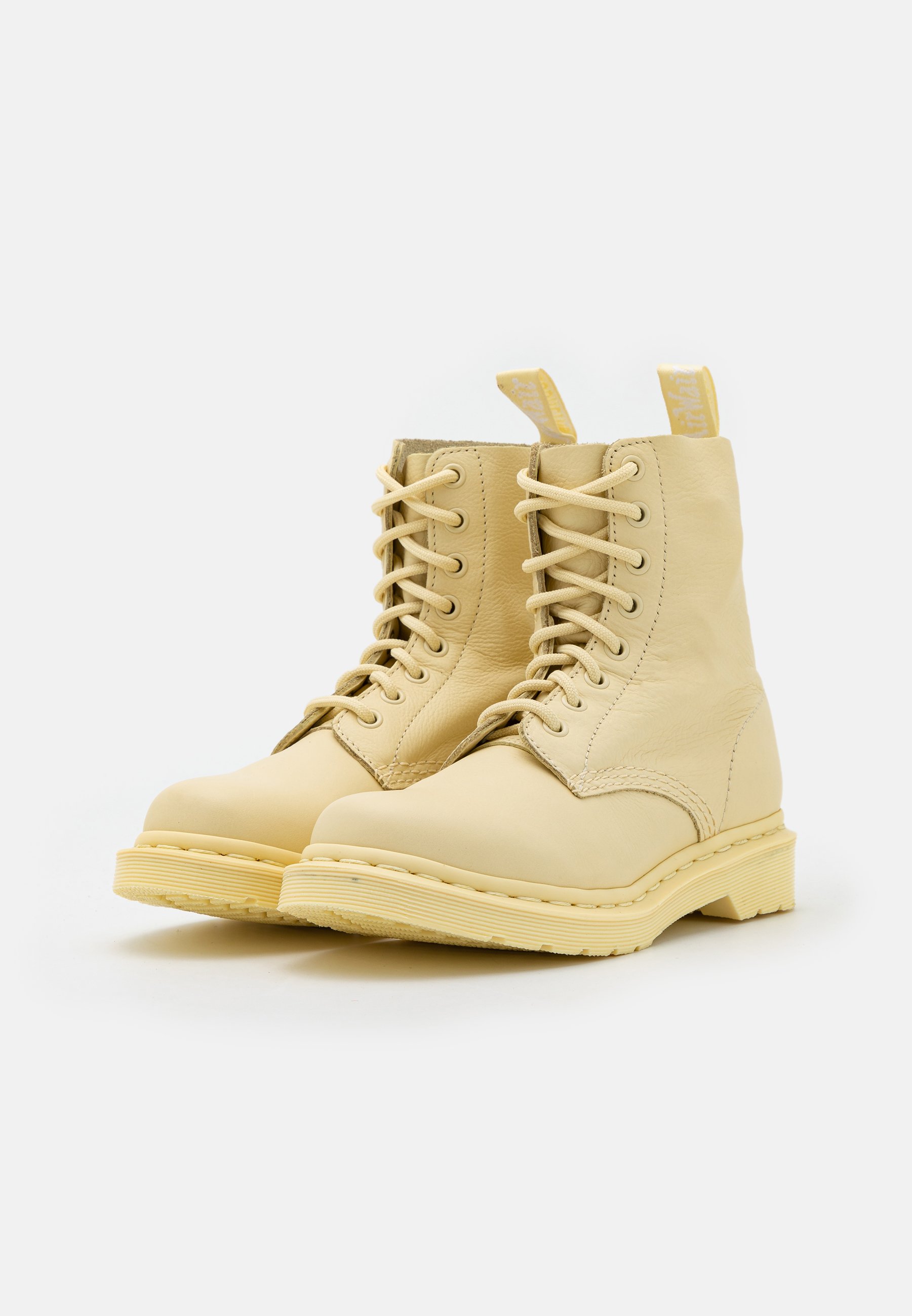 Dr. Martens 1460 PASCAL - Veterboots - toile cream virginia/crème -  Zalando.nl