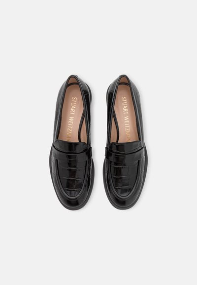 Stuart Weitzman PALMER SLEEK LOAFER - Chaussons - black
