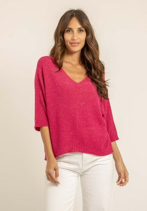 Pullover - rose fushia