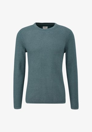 QS, Strickpullover - türkisblau