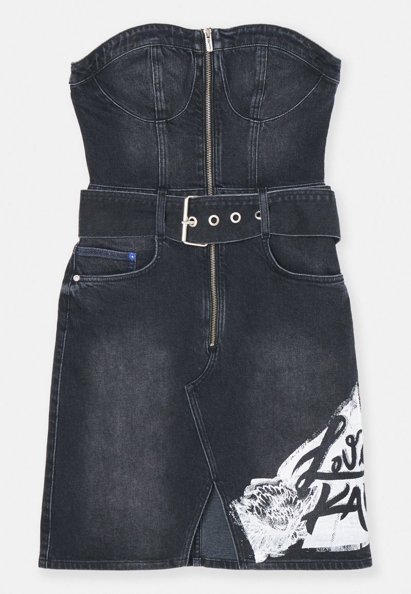 Karl Lagerfeld Jeans Jeansjurken zwart Karl Lagerfeld Jeans Jeansjurken zwart