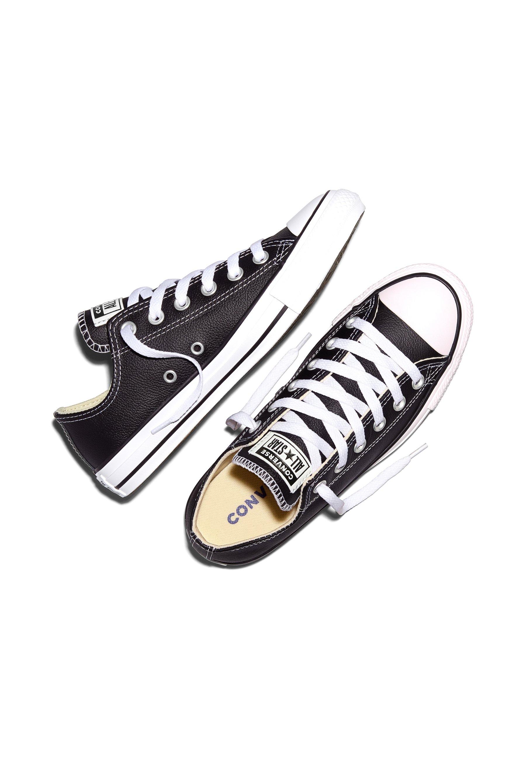 Converse CHUCK TAYLOR ALL STAR OX UNISEX - Sneakers laag - black/zwart -  Zalando.nl