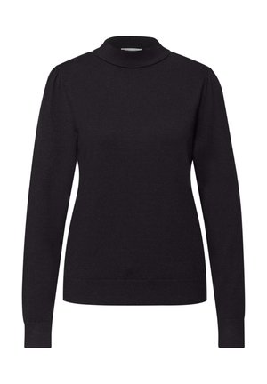 Striktrøje - schwarz