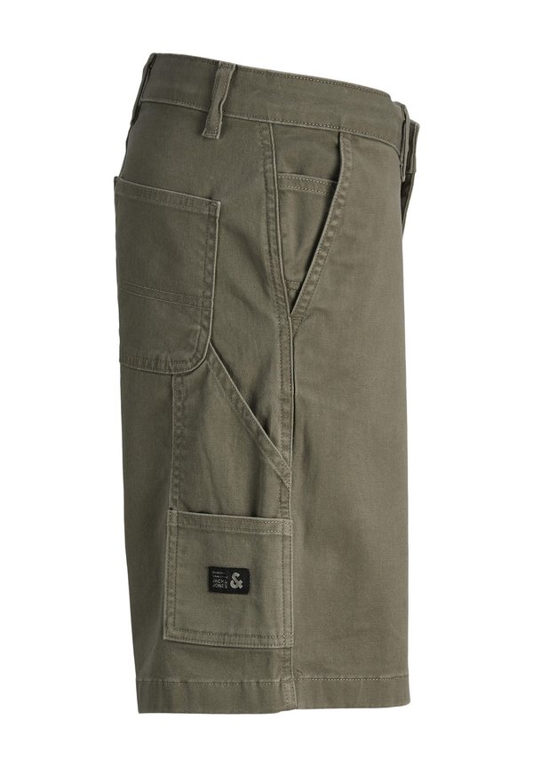 JPSTTONY JJCARPENTER - Shorts - dusty olive detail stiching w dtm3