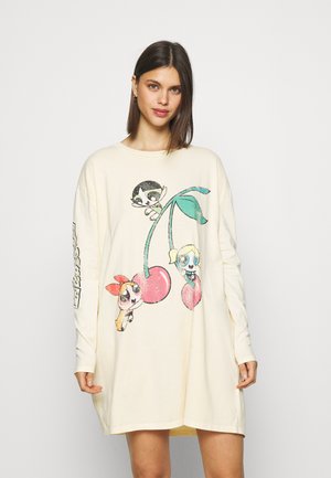 90'S LONG SLEEVE NIGHTIE - Nattskjorte - beige