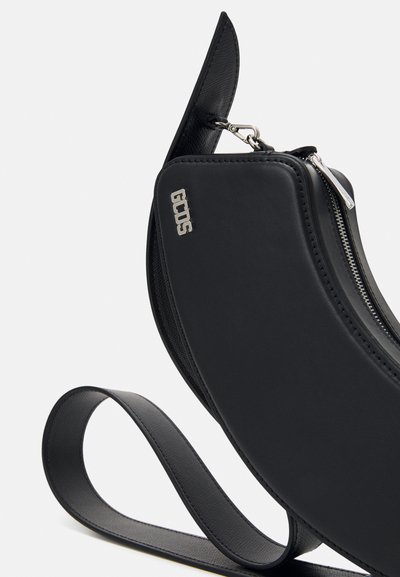 GCDS COMMA MEDIUM SHOULDER BAG - Bolso de mano - bLACK