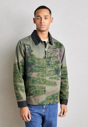 Scotch & Soda PHOTO PRINTED COACH JACKET - Summer jacket - khaki