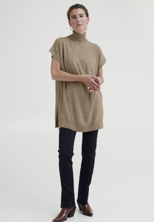 BYMMPIMBA1 PONCHO  - Jumper - tannin melange