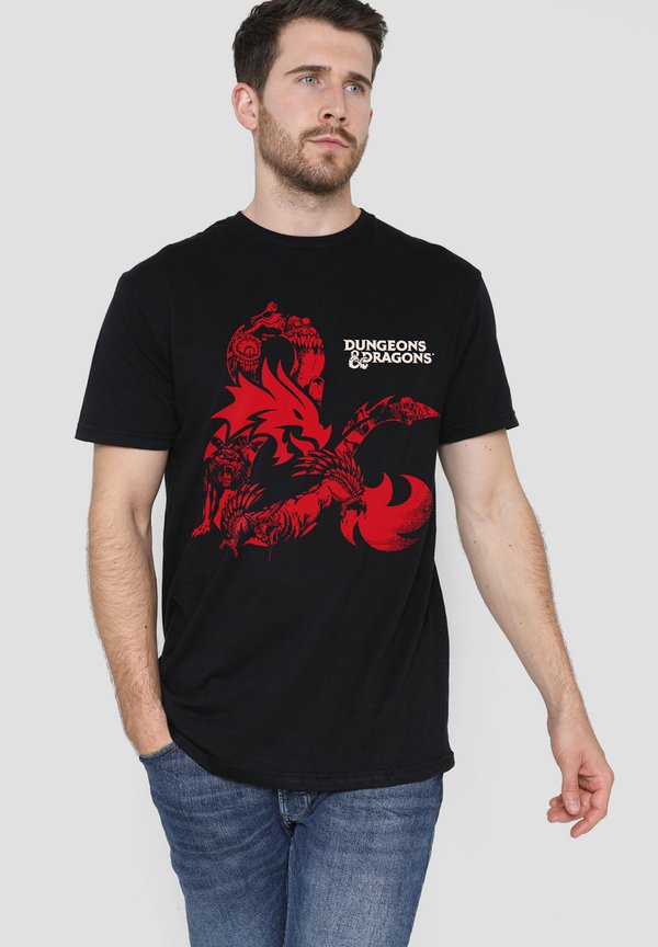 DUNGEONS DRAGONS AMPERSAND MONSTERS   - T-Shirt print