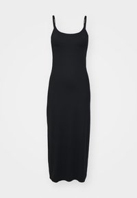 LOGO ELASTIC STRAPPY DRESS - Obleka iz džersija - black