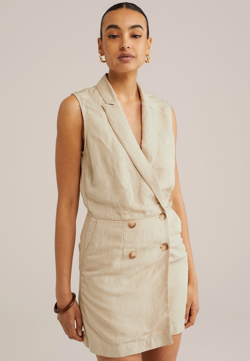 WE Fashion - Jumpsuit - beige, Enlarge