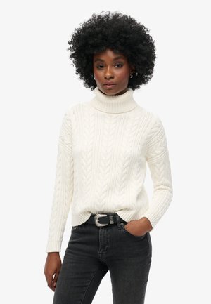 ROLL NECK - Striktrøje - white