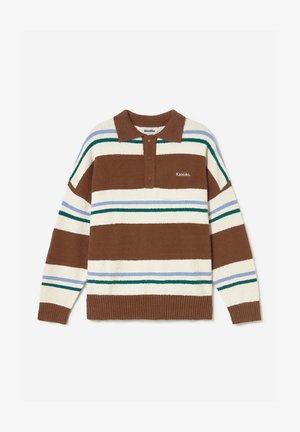 Kaotiko, UNISEX - Strikkegenser - brown/ivory