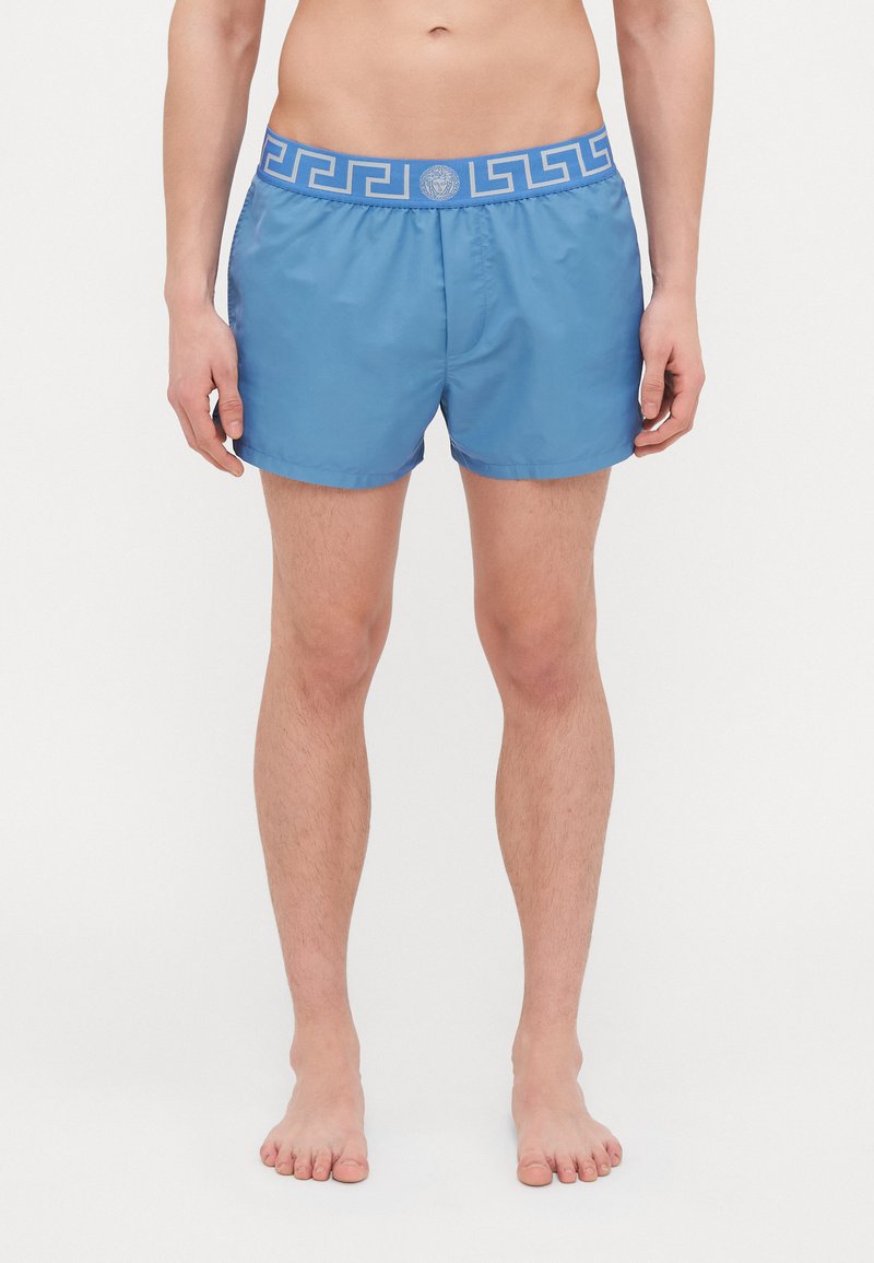 Versace - SWIM BOXER NEW LOGO - Short de bain - stone blue/silver, Agrandir