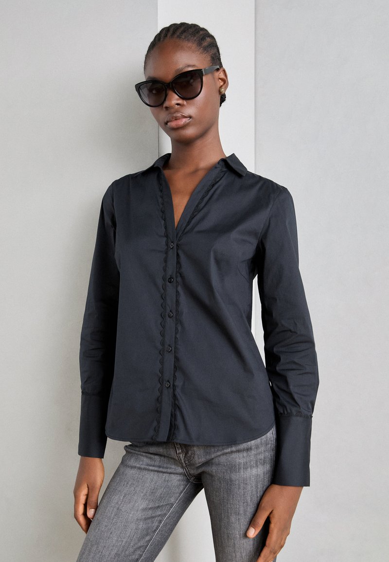 Mos Mosh WAVE SHIRT - Užsagstoma palaidinė - black