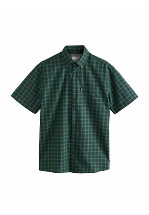 Camicia - black green mini check