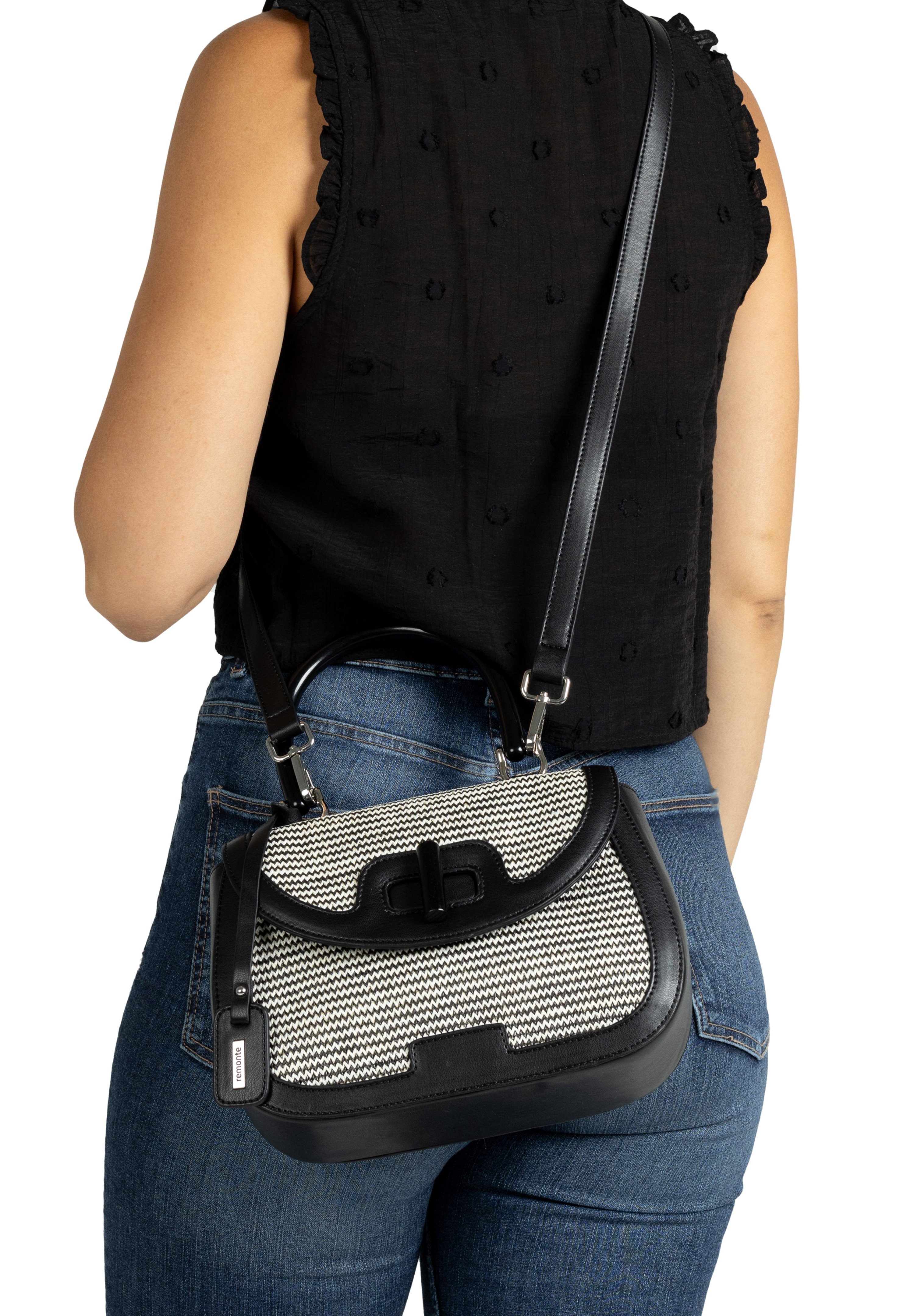Valentino Bags TRIBECA - Handbag - naturale nero/black - Zalando