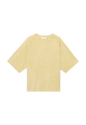 Mango T-Shirt basic - mustard yellow