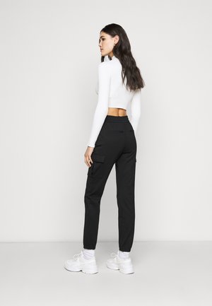 ONLPOPTRASH LIFE BELT PANT - Cargobroek - black