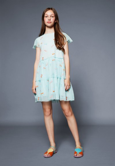Stella McCartney Kids DRESS GIRL BOWS - Cocktail dress / Party dress - light blue